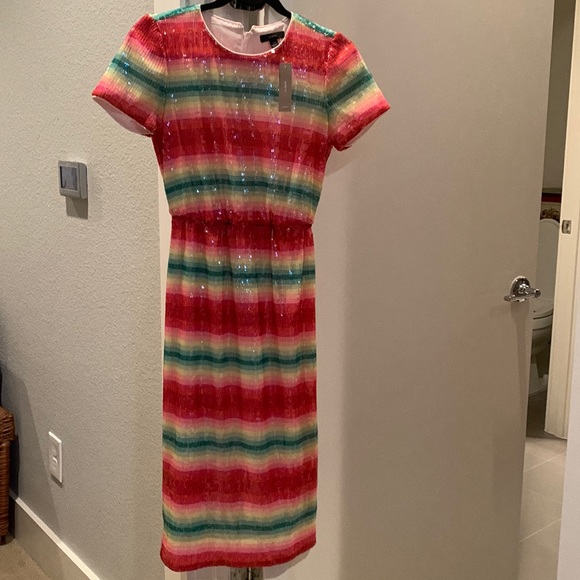 NWT J Crew size 00 sequined dress - Picture 1 of 6